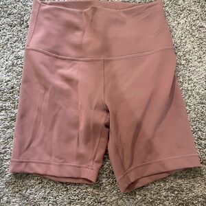 Women's LululemonMauve Biker Shorts